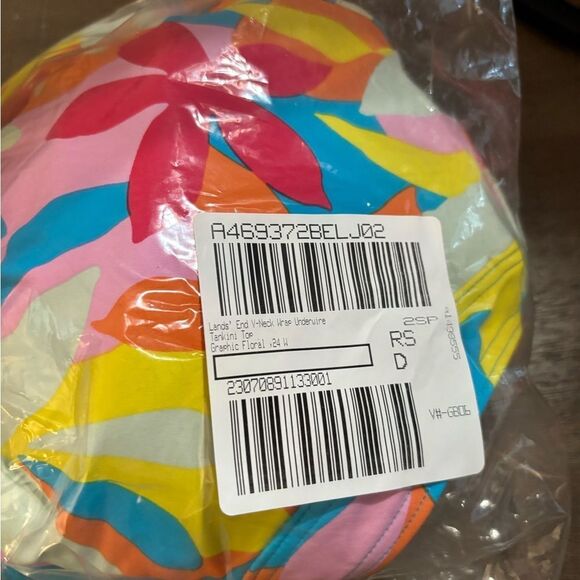 Lands End wrap Tankini Top sz 24W - Picture 5 of 5